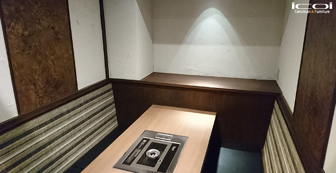 兵庫 神戸JRの高架下焼鳥屋さん 全面改装 施工一式 icoi