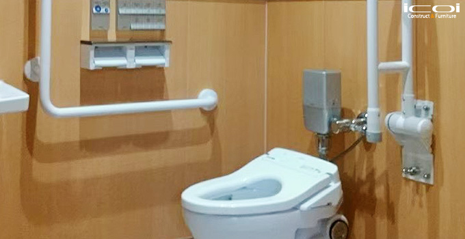 奈良 帝塚山学園 設計、デザイン、施工一式 トイレ改修工事 icoi