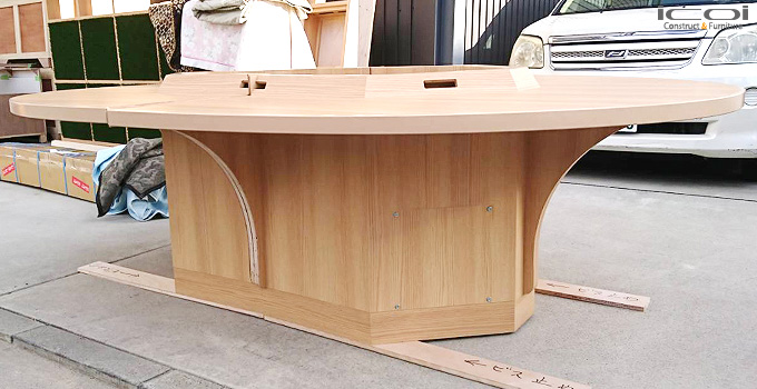 ラ・カスタ テーブル作製 家具製作  icoi